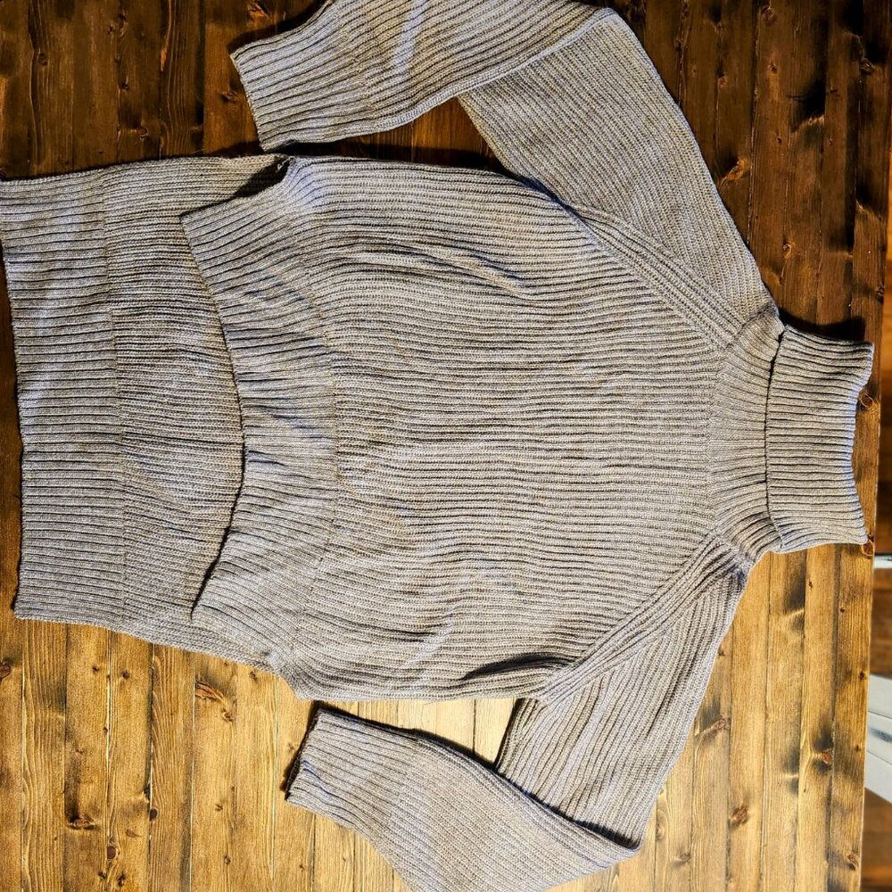 Wilfred Taupe Merino wool Turtleneck Sweater - Picture 2 of 2